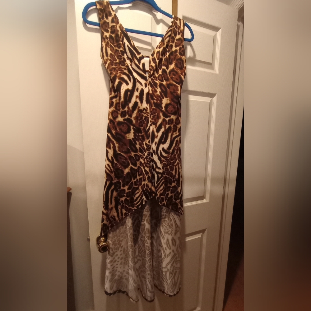 SNAP Animal Print Dress